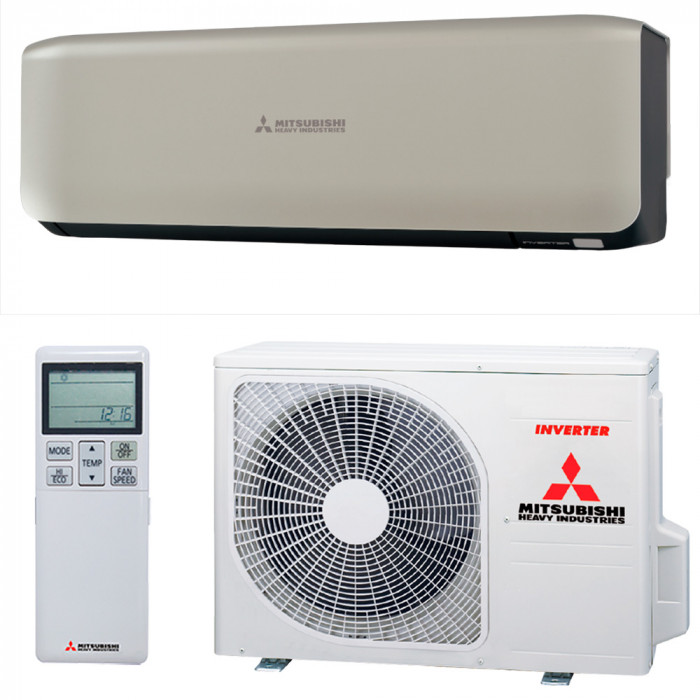 Инверторная настенная сплит-система Mitsubishi Heavy SRK50ZS-WFT/SRC50ZS-W (titanium)